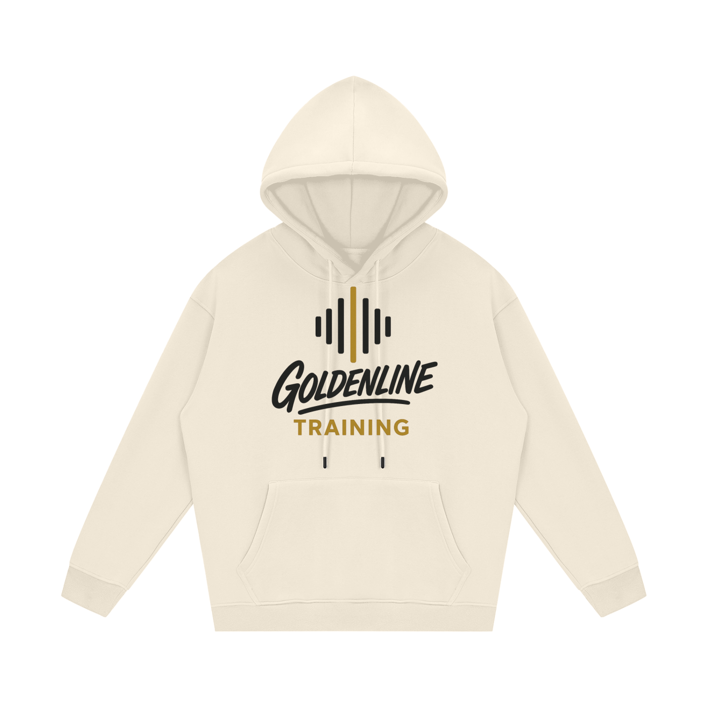 Cream Streetwear Unisex Fleece Hoodie