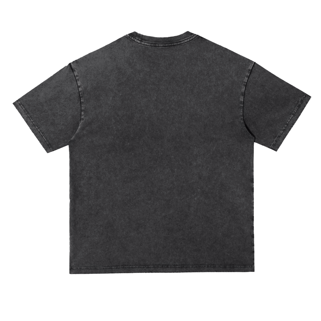 '25 WZA Snow Washed Black Oversize T-Shirt
