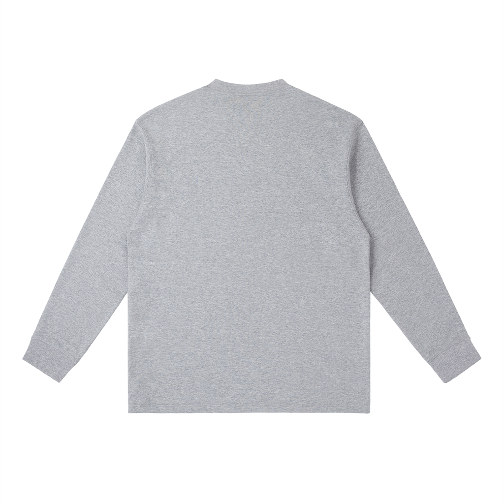 Gray GLT Essential Crewneck Long-Sleeve T-Shirt