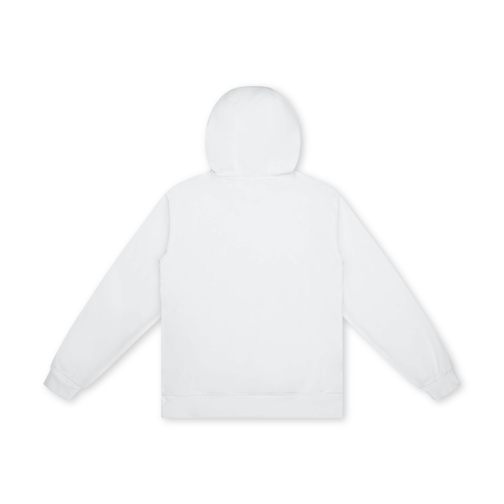 White Unisex Basic 100% Cotton Hoodie