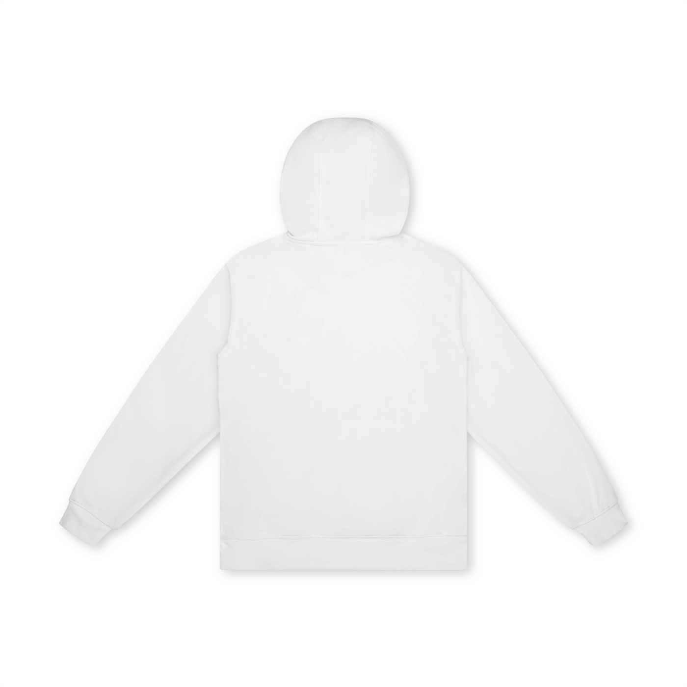 White Unisex Basic 100% Cotton Hoodie