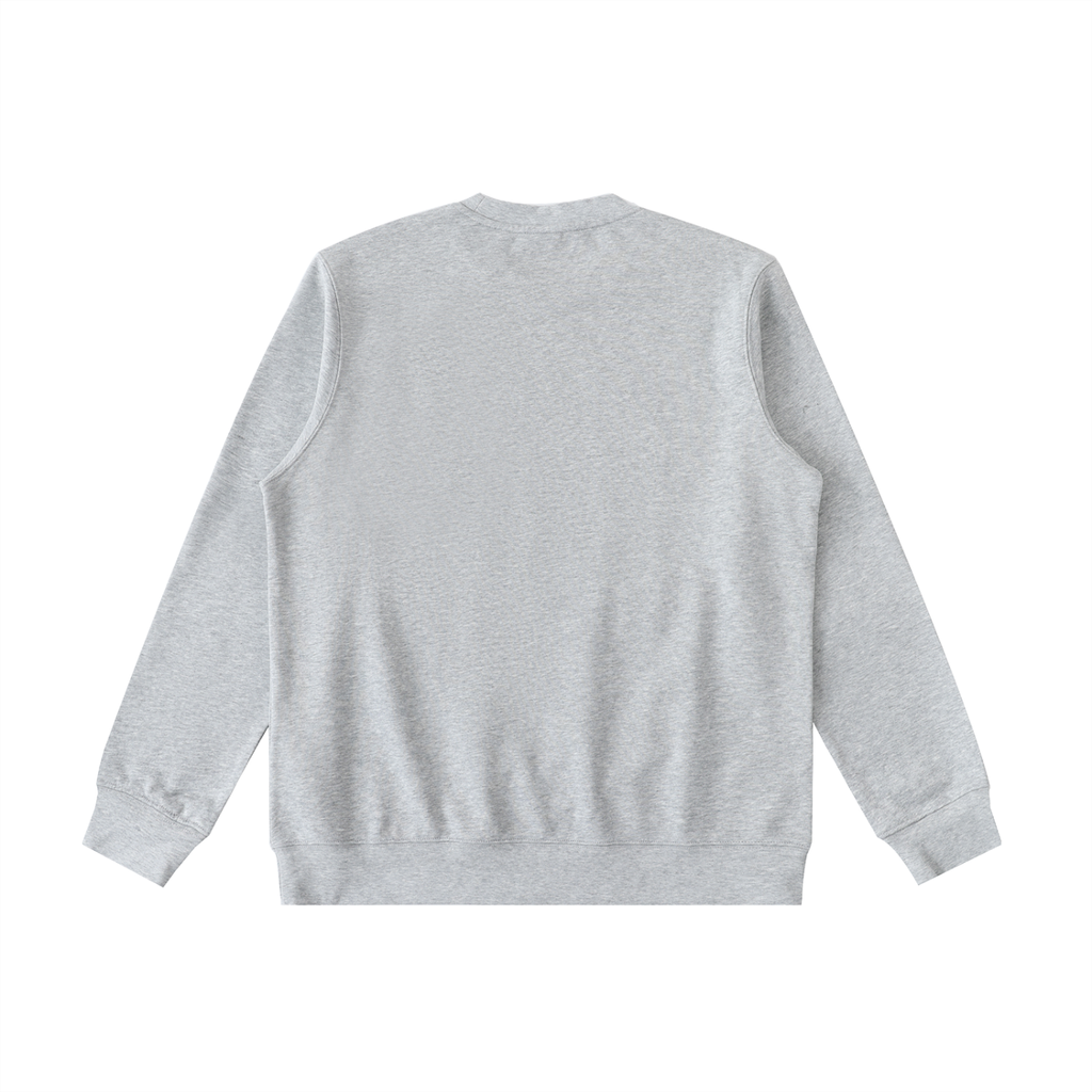 Flower Gray Essential Heavyweight Crewneck  Sweatshirt