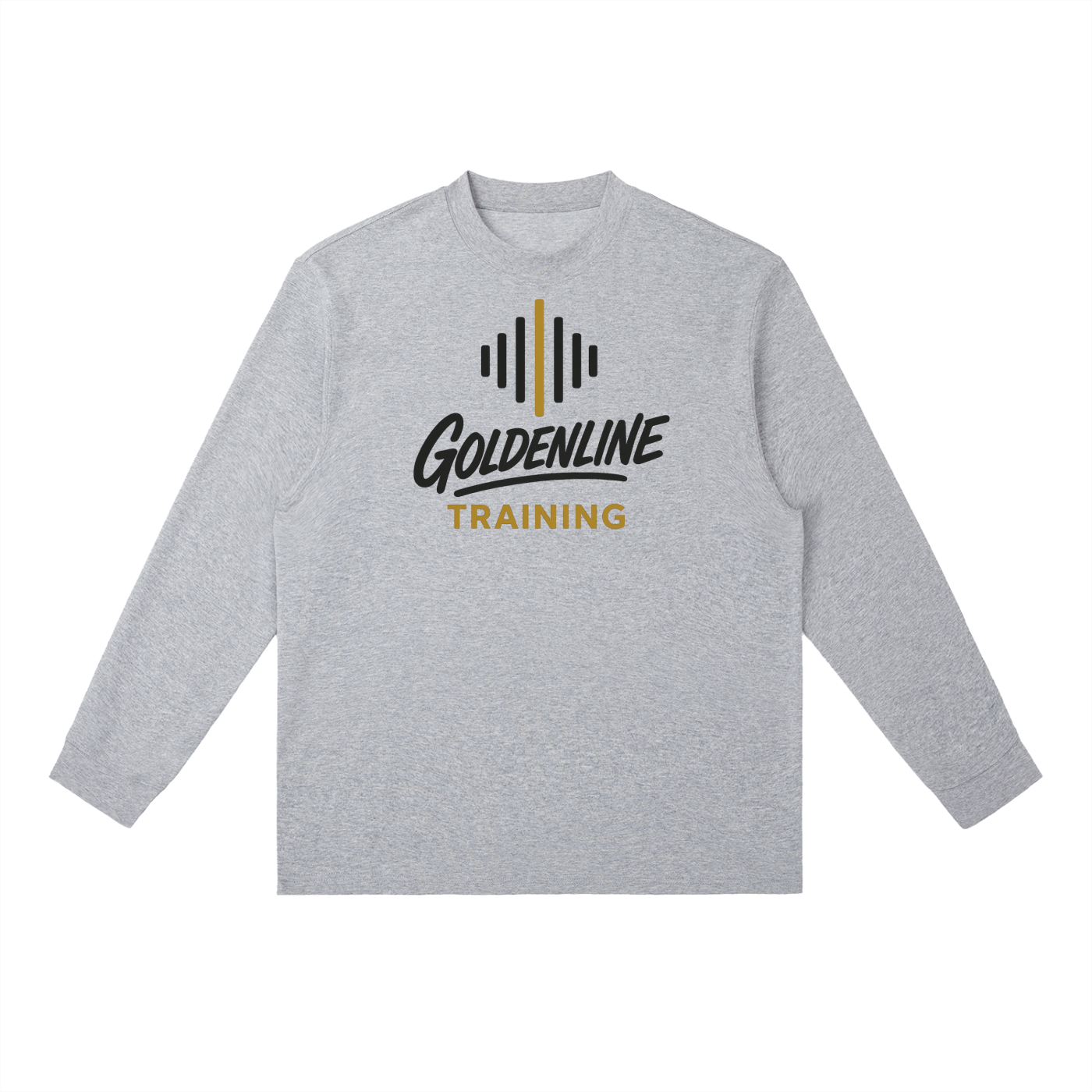 Gray GLT Essential Crewneck Long-Sleeve T-Shirt