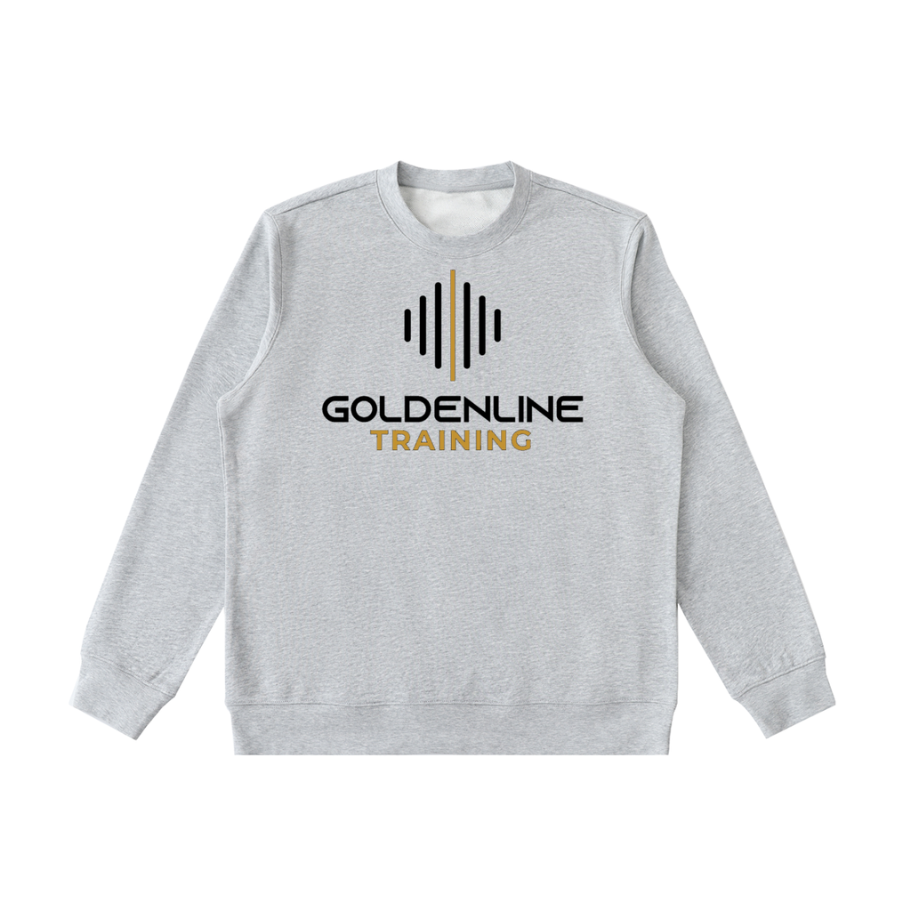 Flower Gray Essential Heavyweight Crewneck  Sweatshirt