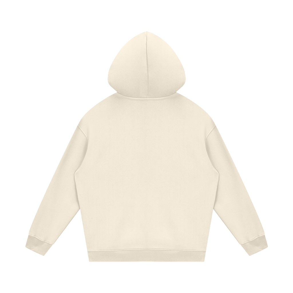 Cream Streetwear Unisex Fleece Hoodie