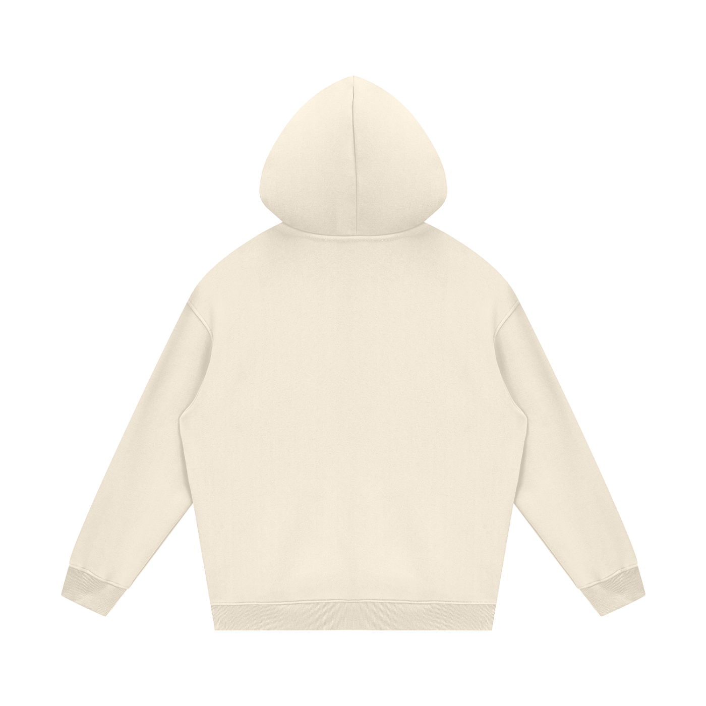 Cream Streetwear Unisex Fleece Hoodie