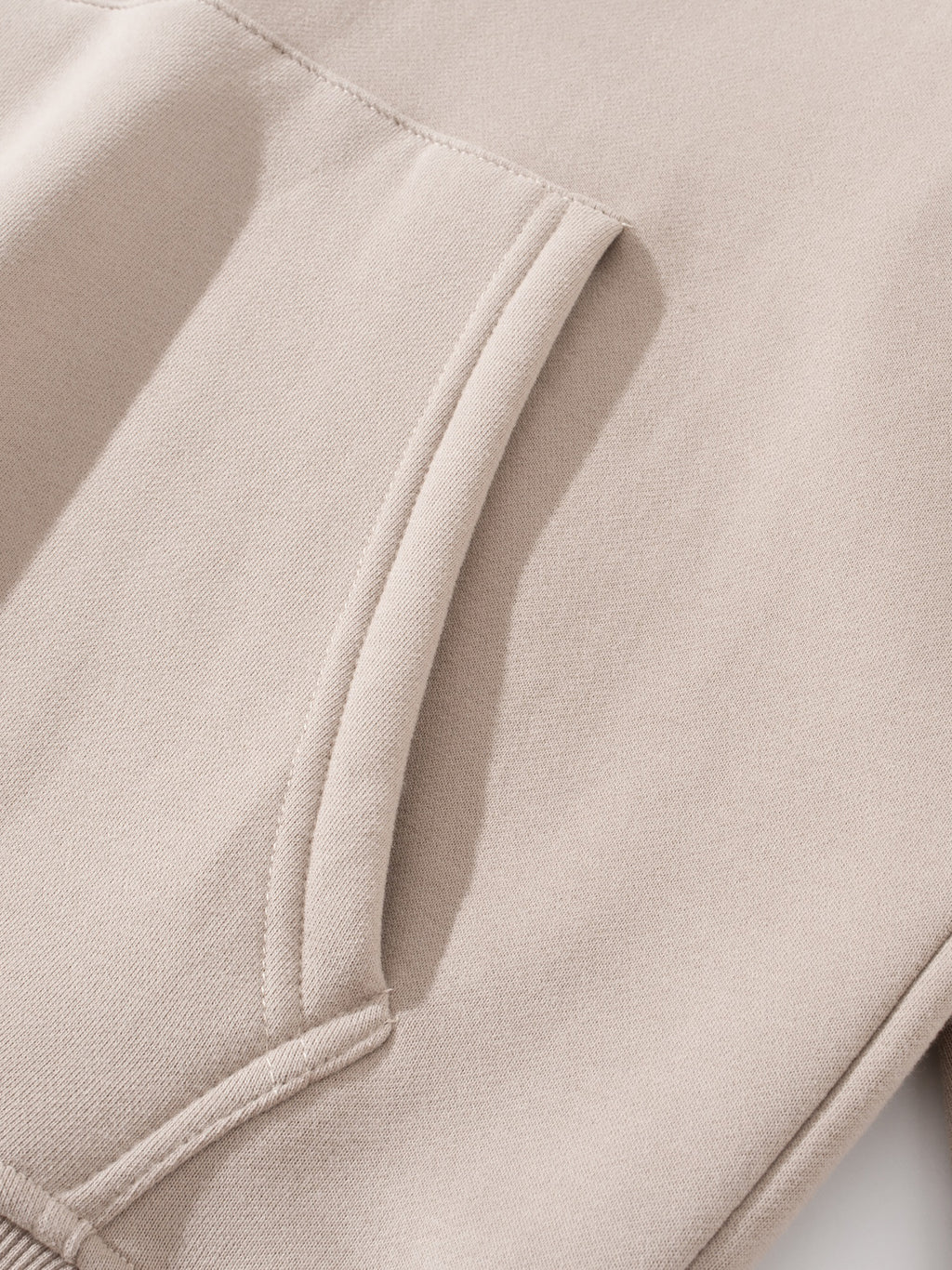 Cream Streetwear Unisex Fleece Hoodie