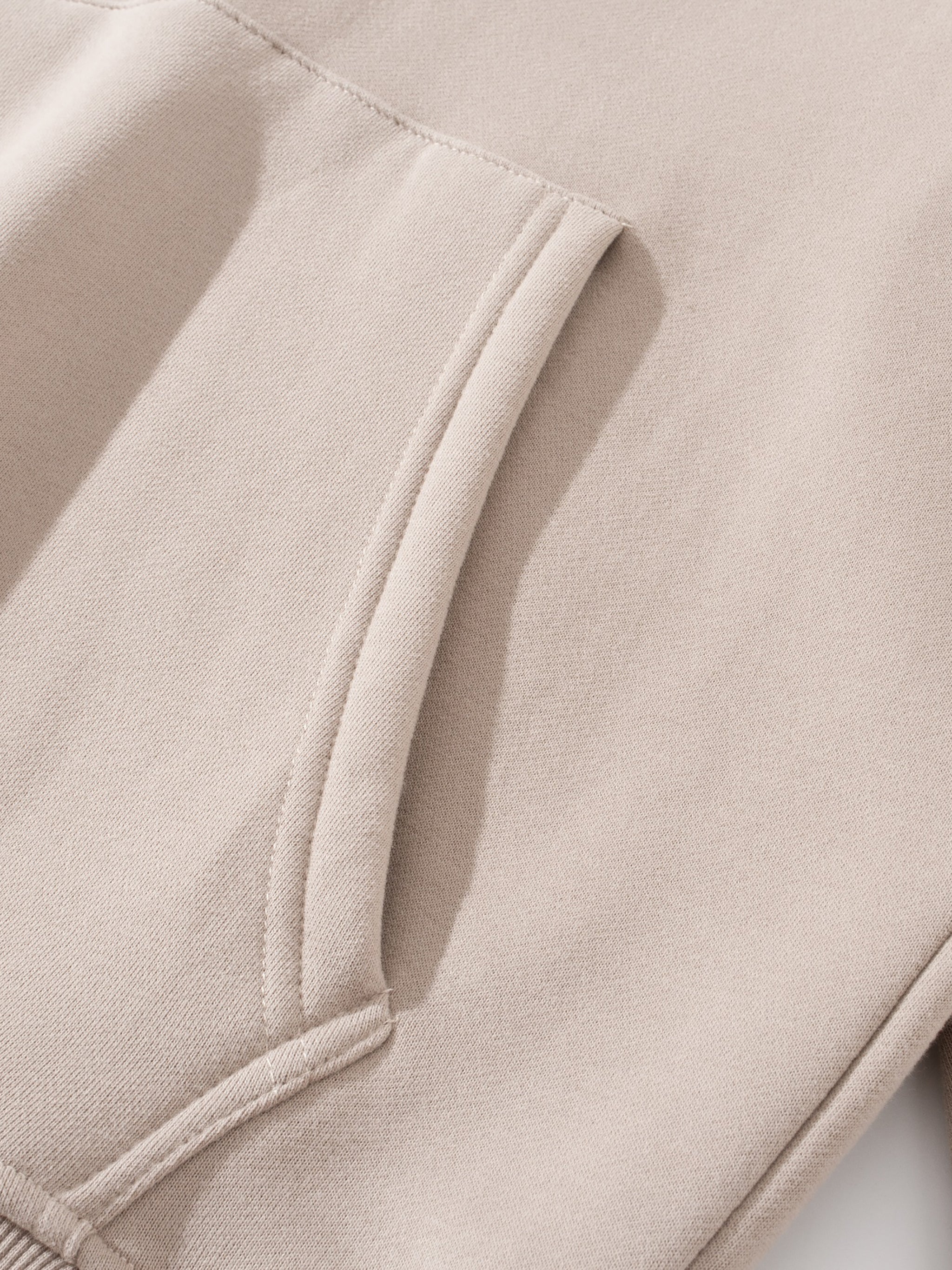 Cream Streetwear Unisex Fleece Hoodie