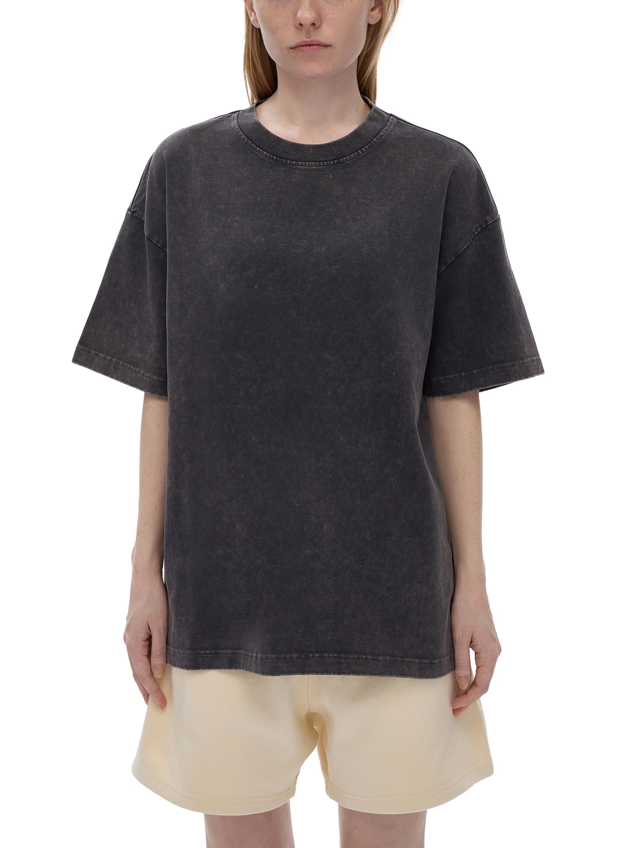 '25 WZA Snow Washed Black Oversize T-Shirt