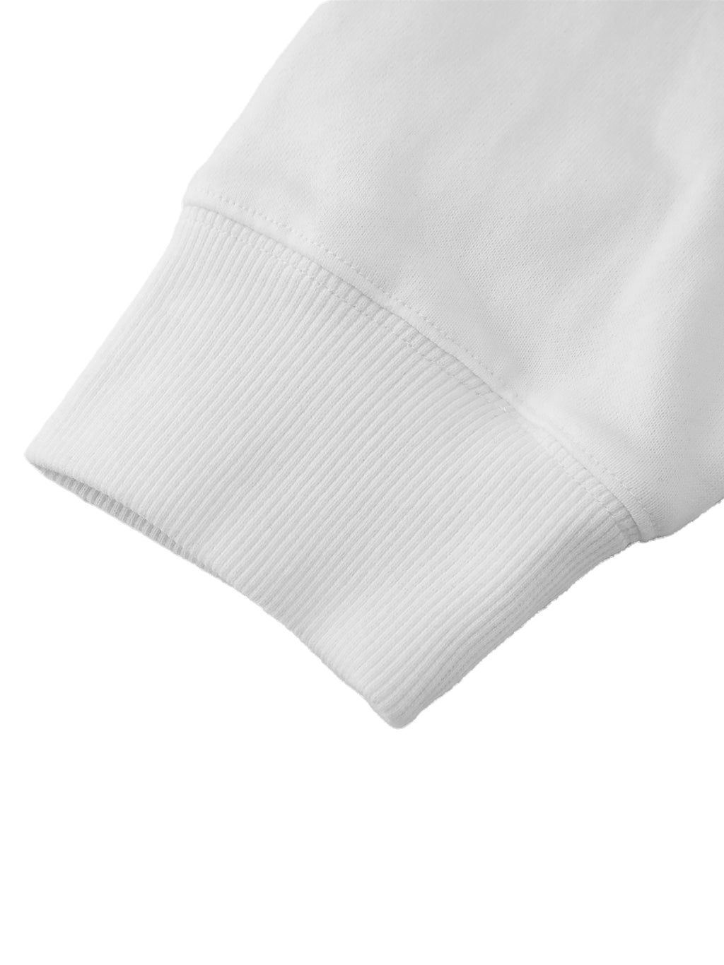 White Unisex Basic 100% Cotton Hoodie