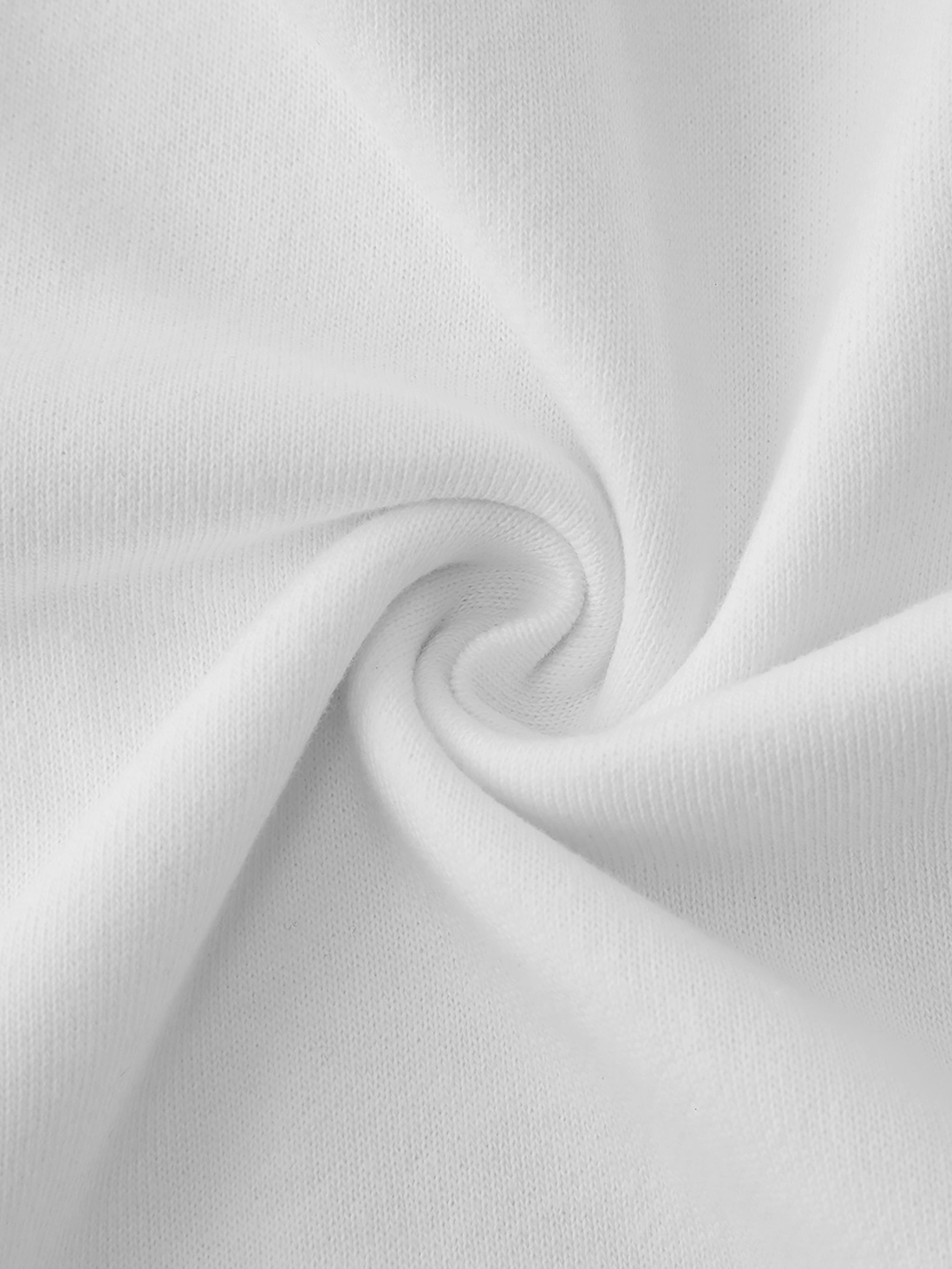 White Unisex Basic 100% Cotton Hoodie